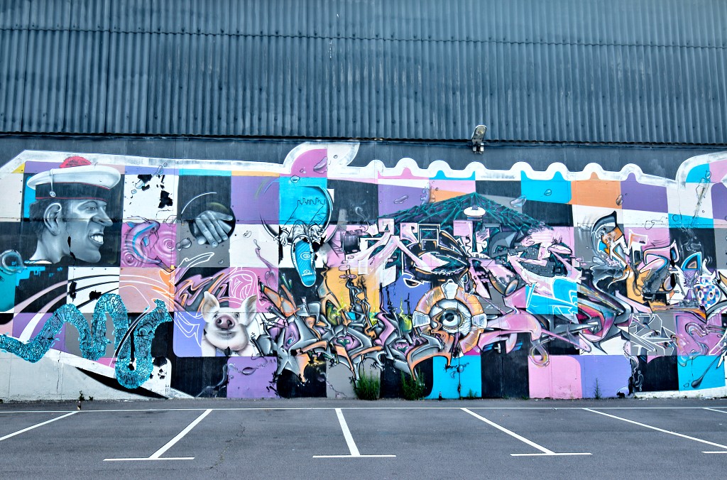 graffiti rouen frankrijk france art kunst kunstwerk mural murals straatkunst hdr urbex